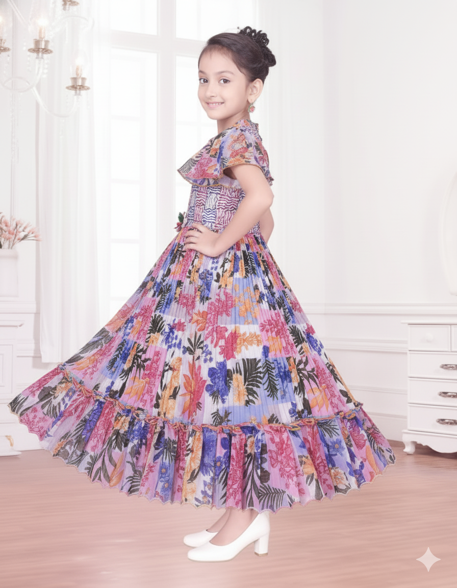 Floral Charm Princess Gown - Image 2