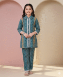 Emerald Charm Printed 2-Piece Suit